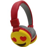 Cheap Funny Colour Emoji Headset Wireless Headphone For Children
