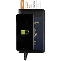 ZHUSE New products Wallet power bank Multifunction Charger Cable Portable Travel Credit Card holder