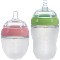 BPA Free 100% Food Grade Silicone Custom baby feeding milk Water Silicone Baby Bottle adult baby powder bottle