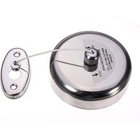 Silver upgrade Balcony wall mounted 304 Stainless Steel 8.2 ft retractable clothes line washing line clothesline