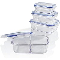 hot selling two compartments high borosilicate glass meal prep containers/lunch box