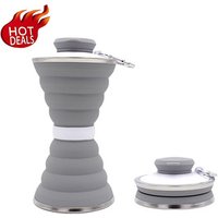 Eco Friendly Collapsible Silicone Sports Bottle
