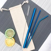 Reusable Stainless Steel Drinking Metal Straws