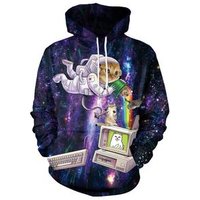 Galaxy Print Hoodie