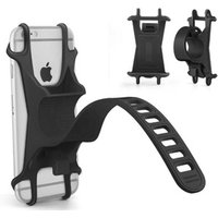 Bike Phone Mount Adjustable Universal Silicone Mobile Phone Bicycle Mount Holder for Smartphone with 4-6 Inch