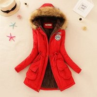 Winter Women Jacket Coats New 2018 Luxurious Coat Cotton Padding Jacket Down Parka