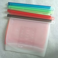 4 Packs Reusable Silicone Food Preservation Bags