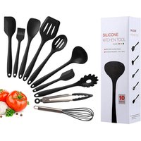 Set 10 Silicone Kitchen Utensils Gift Box
