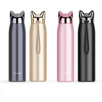 320ml Creative fox ear Stainless Steel Vacuum Thermos, coffee thermos flask, Insulated Thermos Tumbler Vacuum Flasks