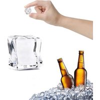 Factory Custom Wholesale High Quality Transparent Acrylic Ice Cube Bar Beer Acrylic Ice Cube