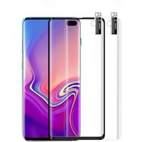 For Samsung Galaxy s10 Screen Protector PET Full Glue fingerprint unlock Clear Mobile Screen protector For Samsung s10 Film
