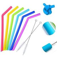 Hygienic Hot sales 100% Food Grade Silicone Straight/Bent drinking Straws