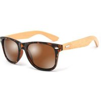 2019 Bambu Bamboo arms Hot sale eyewear grey lens with Bamboo Arms Fashion Cheap wood Sunglasses