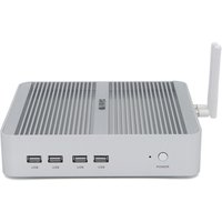 HYSTOU Fanless mini pc i5 8250U kaby lake nettop computer all in one desktop barebone PC 8 USB HTPC Win 10 TV Box DDR4 RAM WiFi