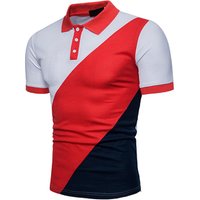 Printed Cotton Short Sleeve Polo Shirt