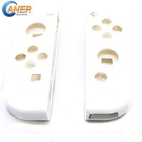 Ganer Full Housing Faceplate Handle Shells Case Cover for Nintendo Switch Controller Joy-Con Faceplate White