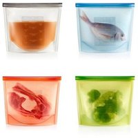 Hot sell silicone food storage bag silicone storage bag for kitchen