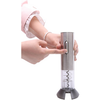 Electric Wine Opener Set with Corkscrew, Pourer, and Stopper