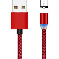 Strong magnetic usb cable 360 degree round magnetic cable with micro connector