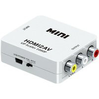 High Quality Wholesale Mini HDMI to AV RCA Converter HD HDMI2AV Audio Video Converter 1080P