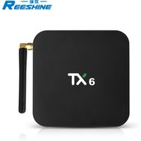 Newest H6 TV box Quad Core Android 9.0 Tanix TX6 4GB 64GB Internet Allwinner H6 tx6 TV Box
