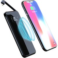 Suitable for all phones portable wireless charger powerbank qi wireless power bank 12000mah for gift