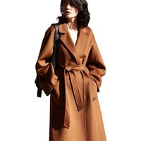 Handmade Oversized Cashmere Wool Coat Belt