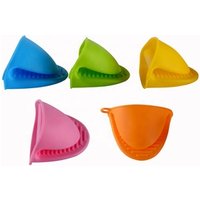 Heat Insulation Mini Oven Gloves Silicone Pinch Mitts Baking Silicone Oven Mitts for Cooking