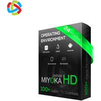 Japanese hd iptv Yearly Subscription MIYOKA265 Japan channels Wholesale IPTV Reseller Panel