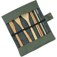 Spoon and Fork Fiber Kids Dinner Set Disposable Travel Eco Friendly Reusable Bamboo Cutlery Set