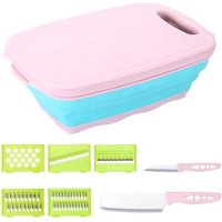 9 1 Function Folding Cutting Board Filter Basket
