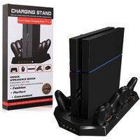 Game Console Charging Dock Vertical Stand for PlayStation 4 PS4 Play Station 4 PS 4
