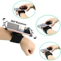 2019 OBSHI 360 Rotation Wristband cell phone mount holder Sports armband foream degree for running GYM sports for iphones
