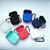 For AirPod Silicone Case Shock Proof Protective Cover and Anti-lost Strap
