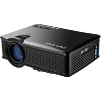 OWLENZ SD50+ 1500 Lumen 800 x 480 Full HD LED Video Portable Mini Projector for Home Theater Support 1080P
