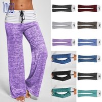 Plus High Waisted Wide Leg Lounge Trousers