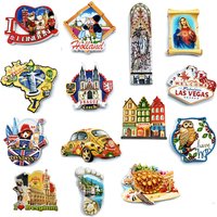 Wholesale promotional gift tourist souvenir resin fridge magnet