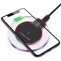 10W Fast Wireless Charger Portable Multi-function Mini Qi OEM Wireless Charger for mobile phone