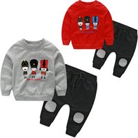 Turkey Print Top Trousers Set