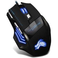 2018 NEW Professional Wired Gaming Mouse 7 Buttons Adjustable 5500DPI USB Cable LED Optical Gamer Mouse for PC Computer Laptop