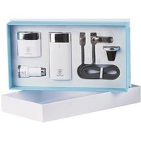 2019 hot selling universal promotion power bank gift set 5200mah powerbank custom logo with car charger and car phone holder