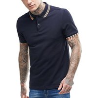 Slim Fit Twin Tipped 100% Cotton Polo Shirt