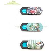New plastic custom logo printed privacy webcam cover for computers laptops external camera