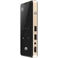 Mini Smart HD 4K DLP palm Projector 120 inch P09 Android 6.0 4000mAh battery s905X quad core 1G 8G for game player