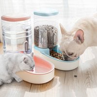 Wholesale Dropshipping New Design Automatic Pet Food and Water Feeder for Dogs Cats