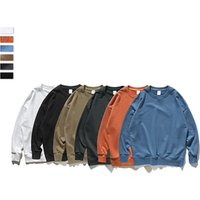 oem custom logo street style men's top crewneck sweatshirt manufacturer sports blank fitness men blank crop pullover hoodies
