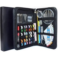 PU Sewing Kit Pearl Pins 18 Spools Thread