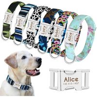 Didog Drop Shipping Supported Customized Fabric Engraved ID Dog Collars Adjustable For Dogs