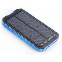 2019 powerbank portable charger 10000mAh solar panel power bank for wholesale