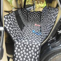 Pet Car Seat Cover for Dog with Mesh Window Pet Back Seat Protector Mat Pet Seat Cover Dog Hammock
